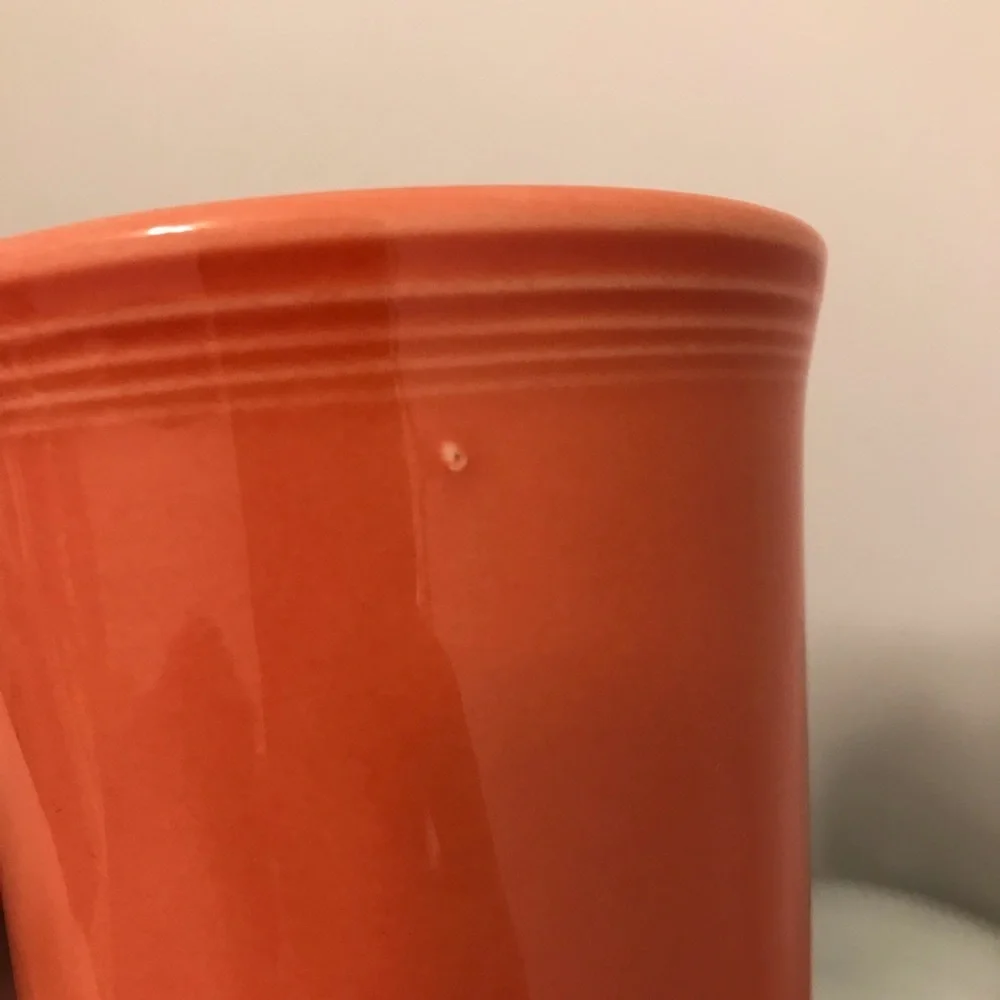 Set of 2 Fiesta Ware Mugs Orange Persimmon